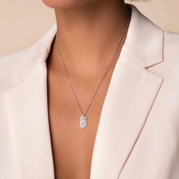 Suzanne Kalan Dog Tag Pendant Necklace - Picture 1 of 4